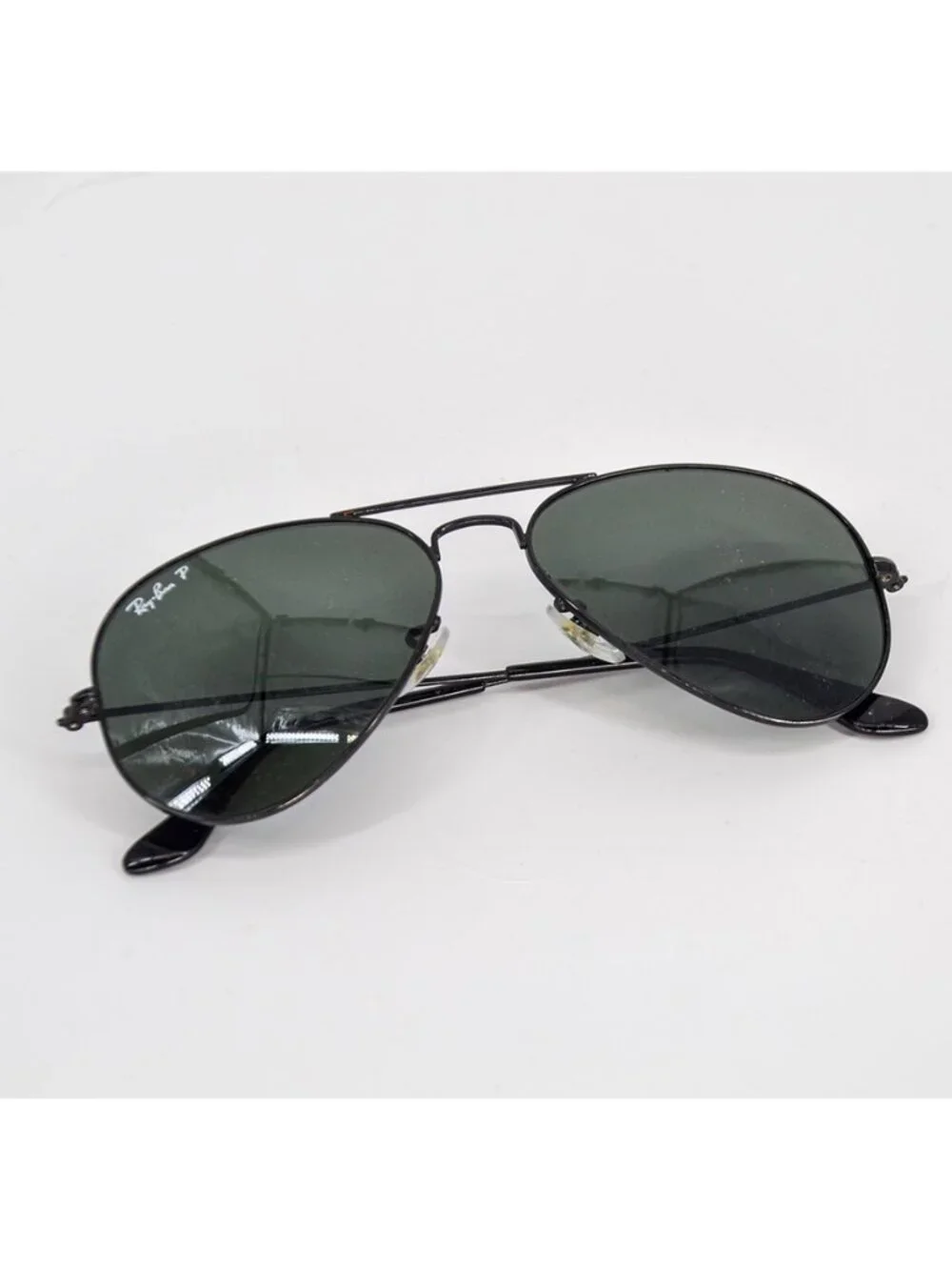 Ray-Ban Aviator Large Metal Total Black Polarized Sunglasses RB3025 002/58